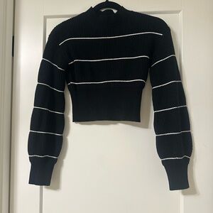 Altar’d State Black and White Striped Sweater